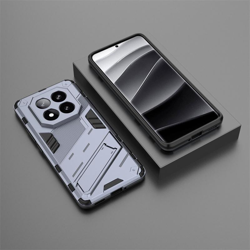 Note14 Pro+ Case Armor Shockproof Phone Cases For Xiaomi Redmi Note 14 Pro Note14Pro 5G 4G Magnetic Holder Stand Back Cover