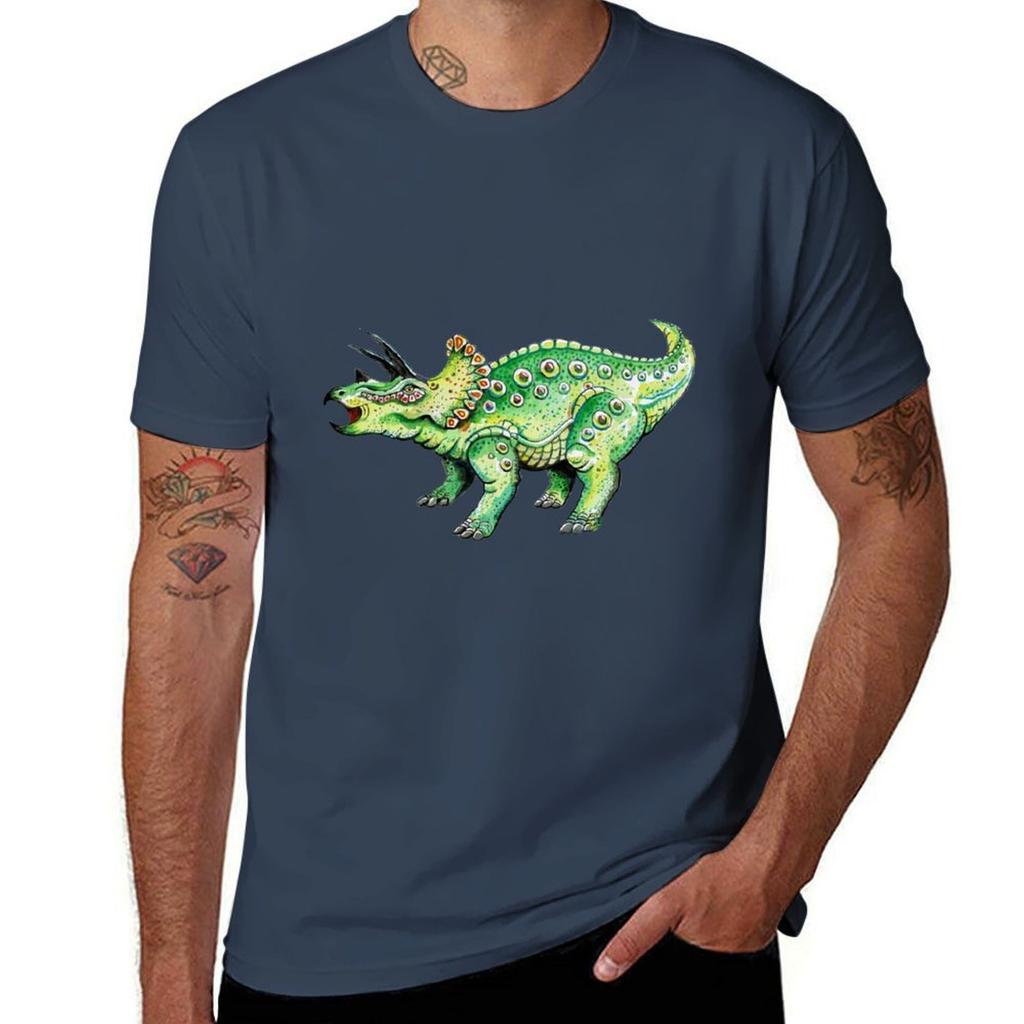 Triceratops Dinosaur Tshirt Holiday All Match Tshirt