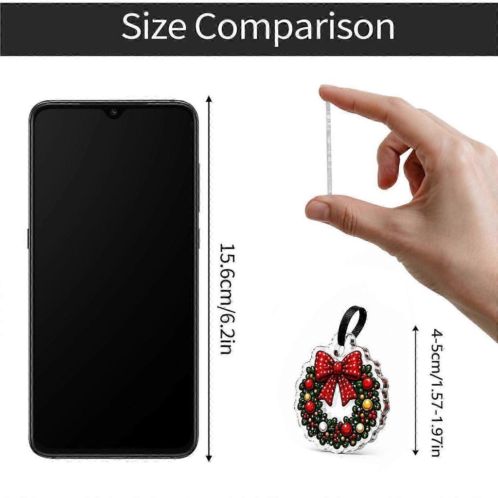 DIY Diamond Art Advent Calender 24 Days Christmas Tree Decoration Xmas Box for Holiday Party Favor & Christmas Gift -New