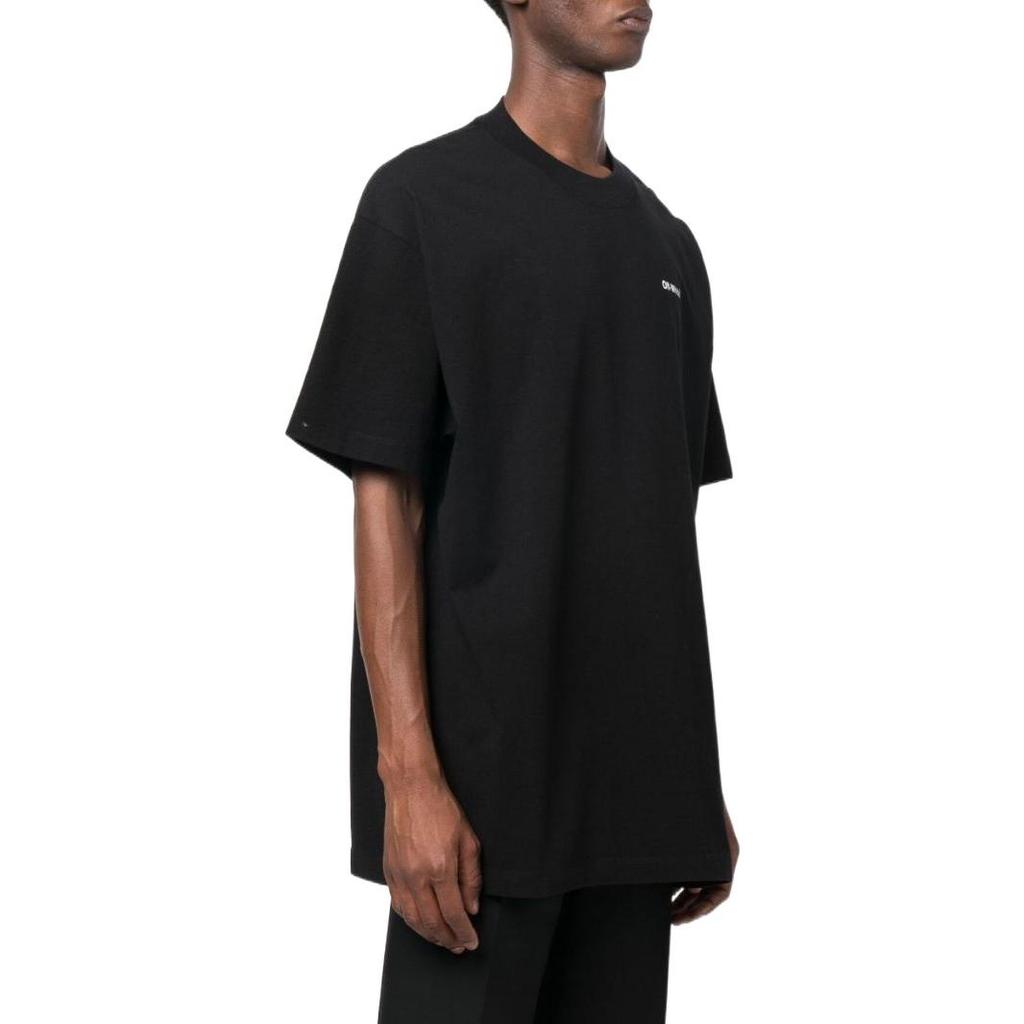 Off-White Caravaggio Deposition Over Short-Sleeve Tee 'Black' Men's OMAA038C99JER0091001