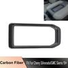 Console Armrest Storage Box FRAME COVER For Silverado SIERRA + CARBON FIBER