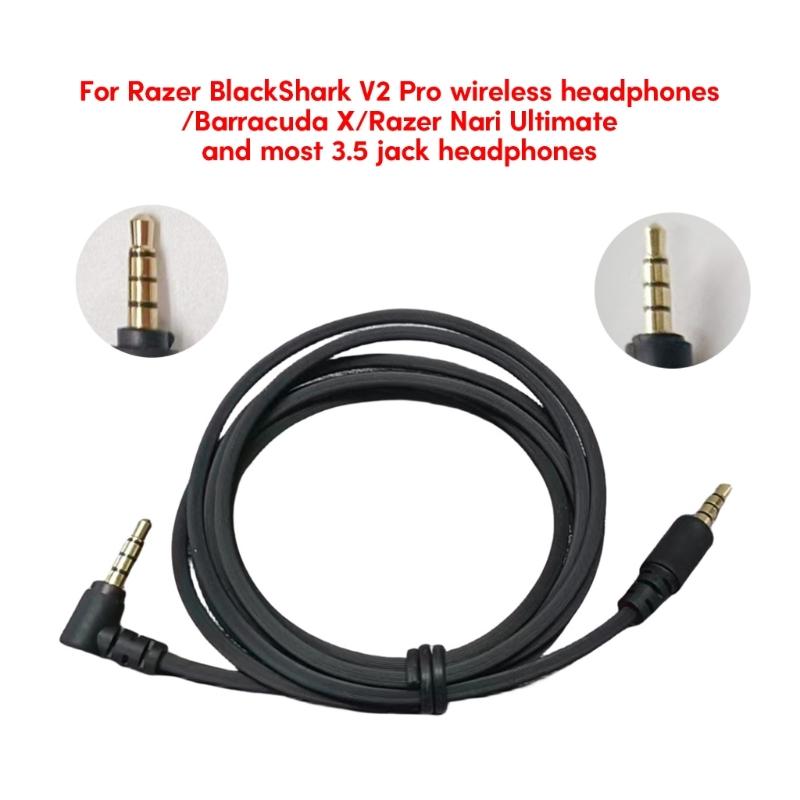 Replacement Headset Cable Extension for BlackShark V2 Pro Headphones Reliable and Convenient Wires 150cm/59.06in