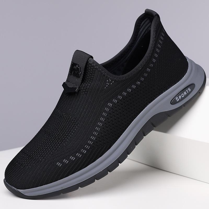Spring Summer New Mesh Shoes for Men Solid Color Fashion Casual Sneakers Male Breathable Designer Running Sports Shoes Man