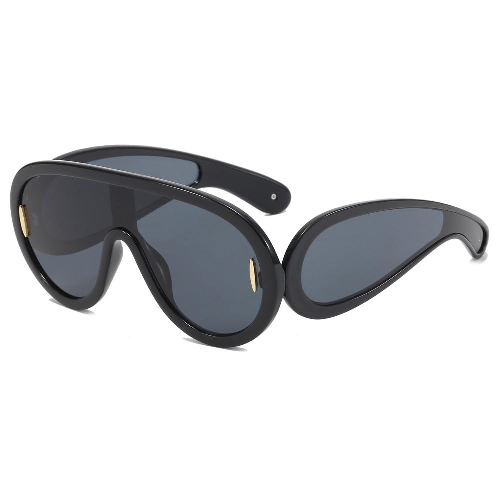 Superhot Eyewear 21906 Fashion 2023 One Piece Oversize Wave Mask Thick Sports Goggle Shades Sunglasses