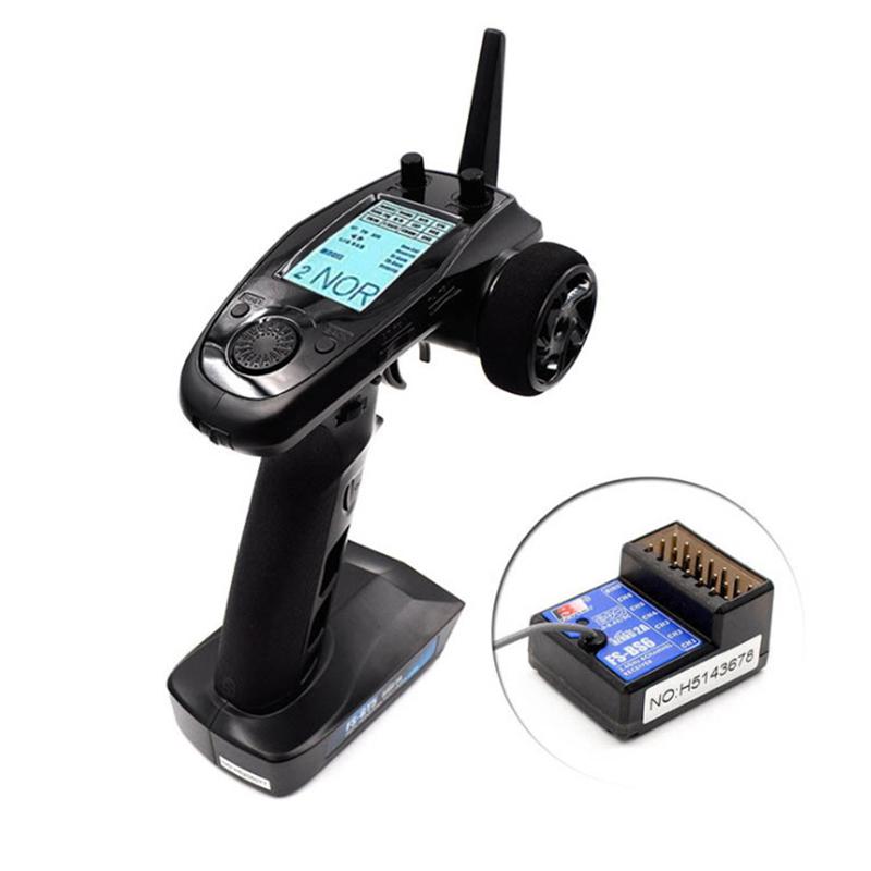 Flysky Fs-Gt5 2.4G 6Ch Afhds Rc Transmitter With Fs-Bs6 Receiver For Rc Car Crawler Boat Vehicle Rc Model Car Parts