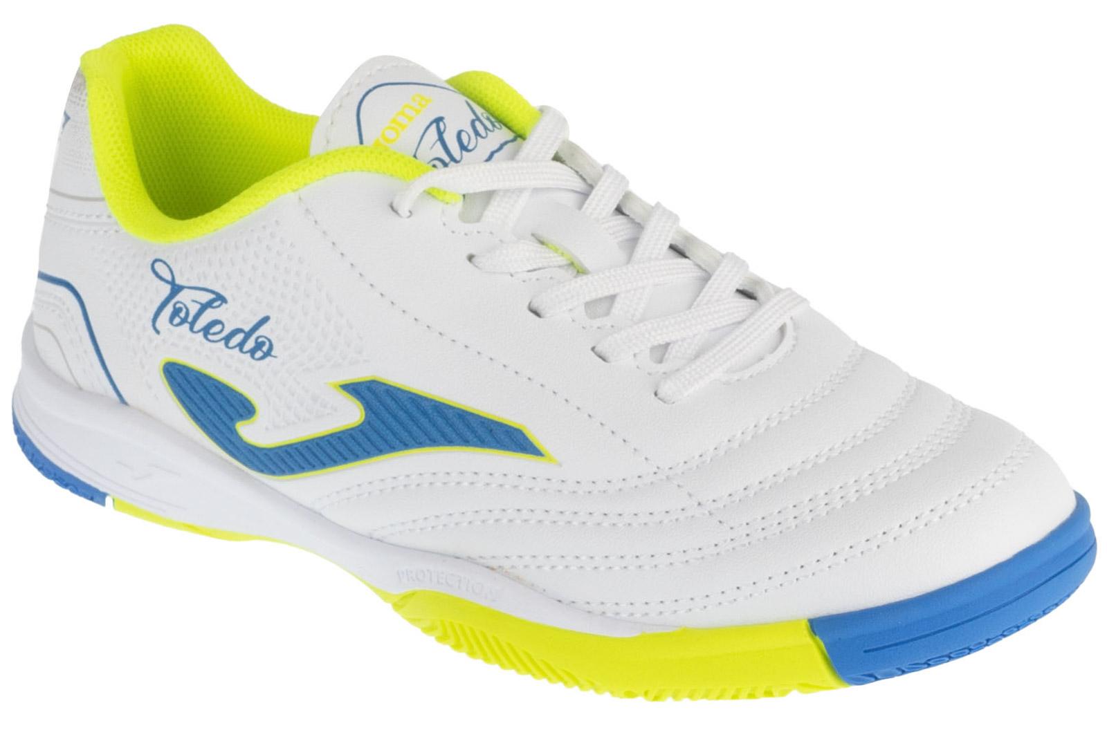 Joma Toledo Jr 26 TOJS IN, für Jungen weiß Hallenfußballschuhe 34 weiß