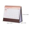 Small Desk Calendar 2026 Minimalist Desktop Flip Stand Planner Compact Monthly Table Calendar for Home Office Use