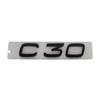 3D Premium C30 C40 Letters for Sweden SUV Off Road Car Engine Hood Fender Trunk Tail Rear Decal Emblem Badge Sticker