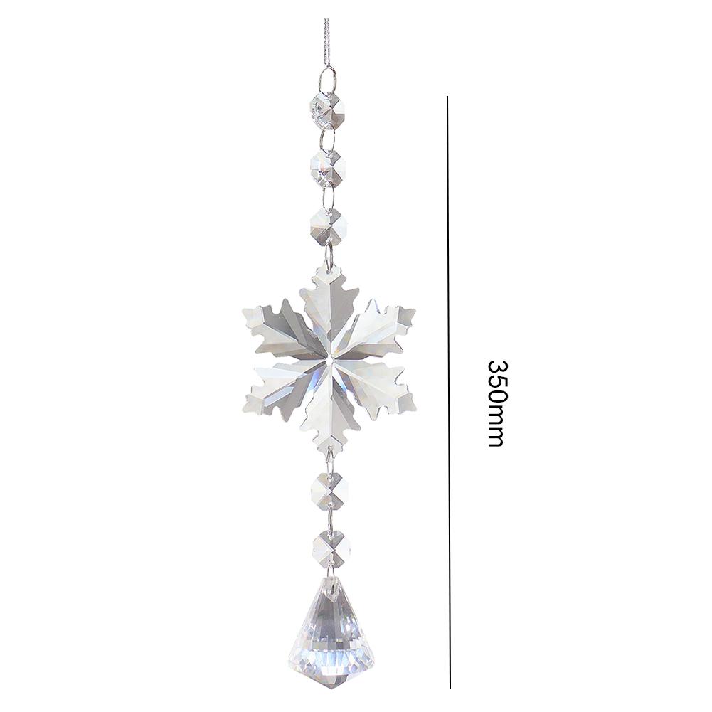 Suncatcher Crystal Wind Chimes Hexagon Sun Catchers Pendant Light Catcher Garden Window Wedding Curtain Chandelier Home Decor