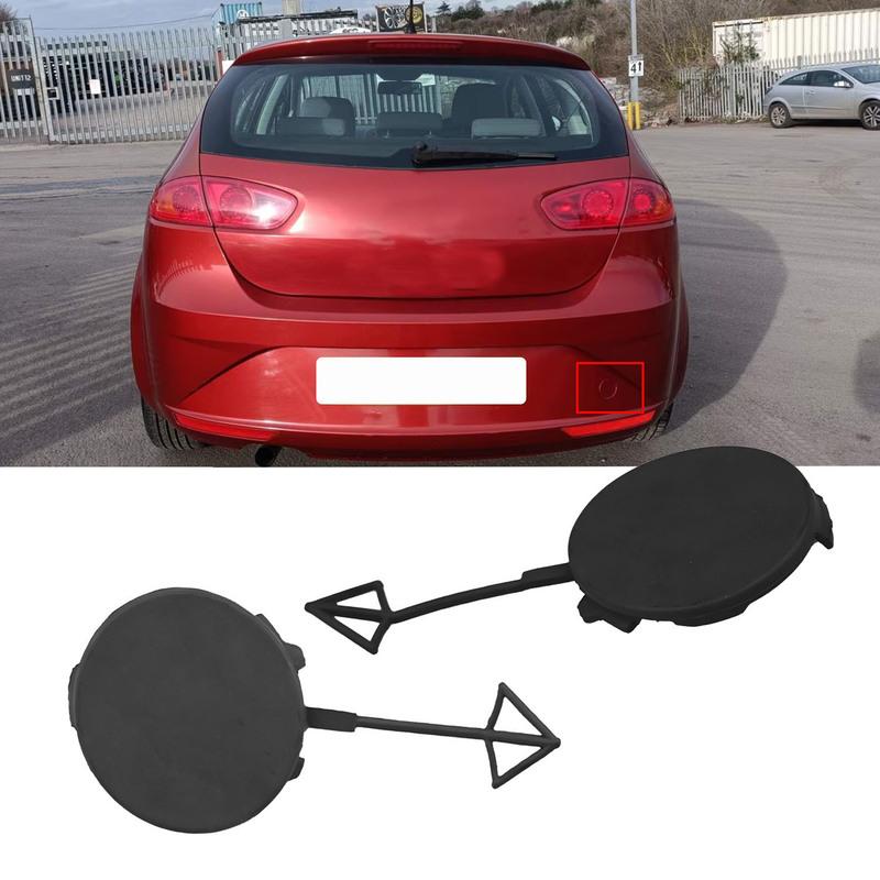 Auto Rear Bumper Towing Tow Hook Eye Cover Cap for Seat Leon 2006 2007 2008 2009 2010 2012 2013 1P0807441C Rear Tow Hook Cap