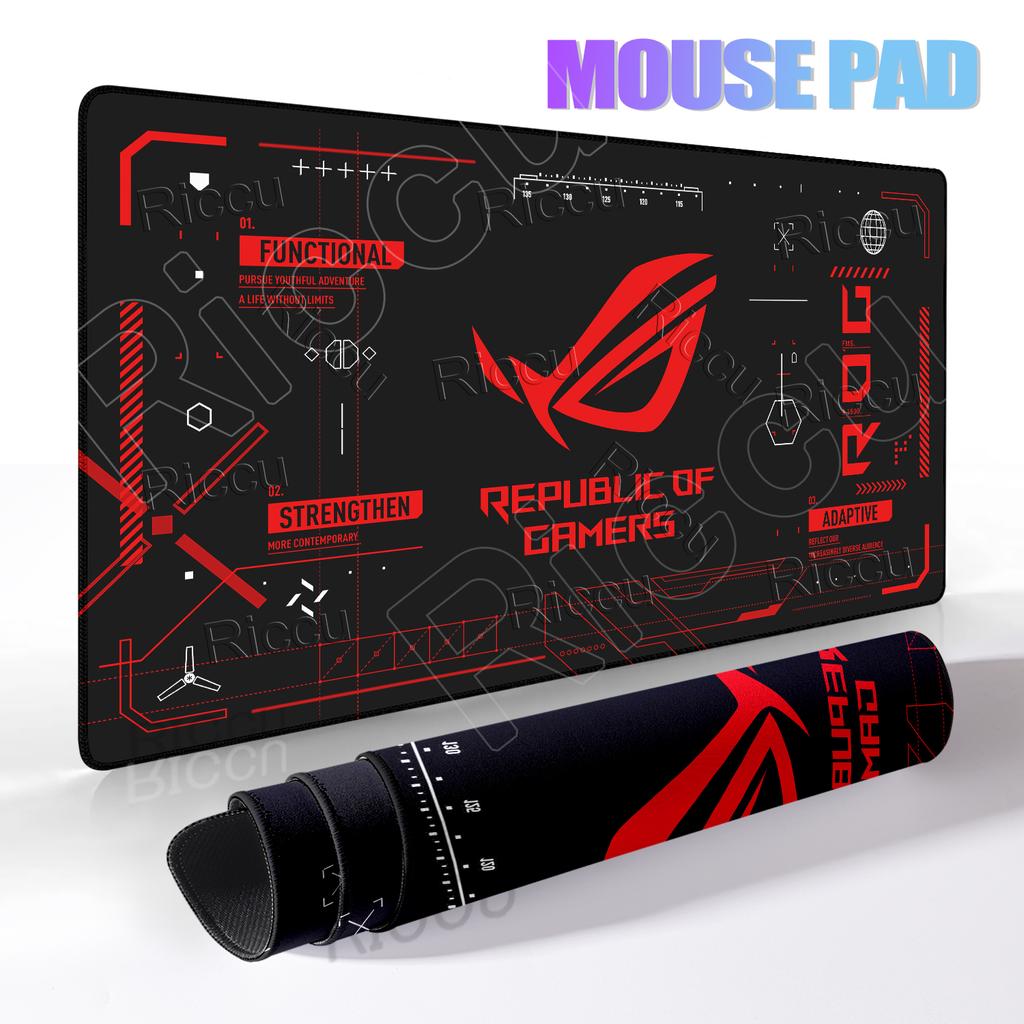 HD ASUS Game Rug Extended Aesthetics Mouse Pad Design ROG Minimalist Computer Gamer Nonslip Keyboard Lockedge Office Accessories