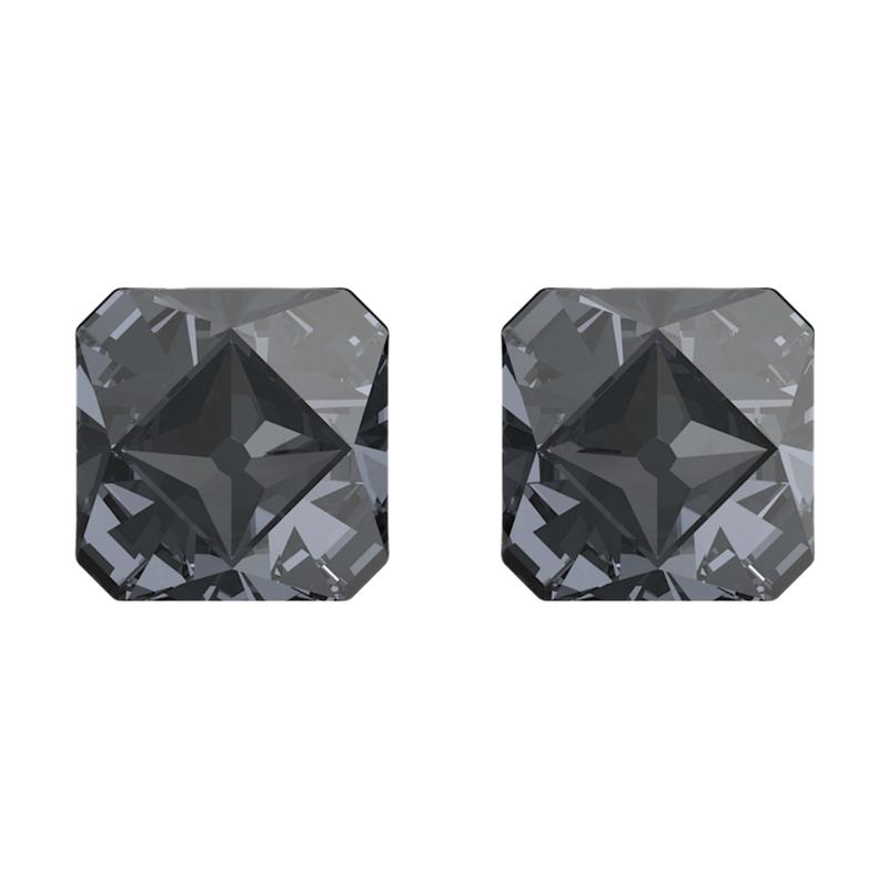 Swarovski Pyramid Cut Crystal Chroma Elements Stud Earrings Women s 5613723