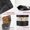 Colorful Window Aluminum Foil Stand-up Food Storage Bags