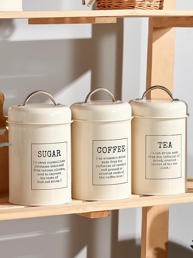 European-Style Sealed Can for Milk Powder, Coffee, Tea, Candy, or Mask Powder - Moisture-Proof with Sealing Ring