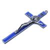 Kerkrelikwieën Jezus op de standaard Cross Wall Crucifix Antique Home Chapel Decor