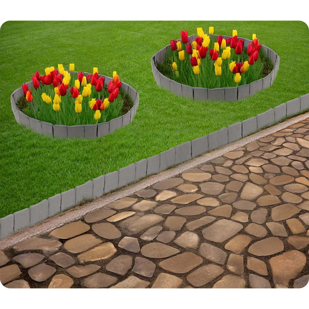 Plonos Garden Edging 250 Cm Pl-962 Gray