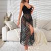 2025 Women's Lace Sheer Camisole Nightgown - Sexy & Elegant European/American Style