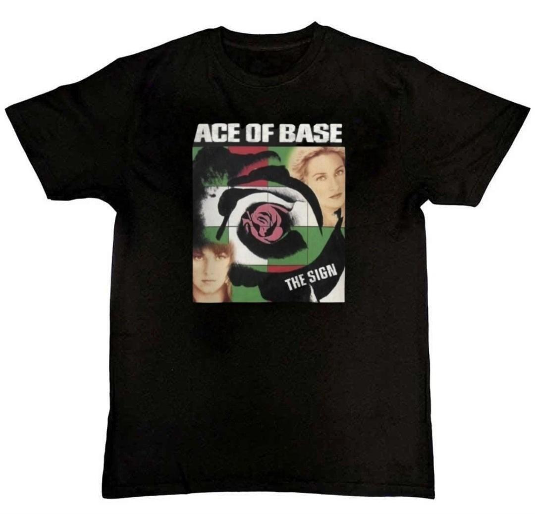 Rare Ace of Base Band The Sign Graphic Mens T-Shirt XXXL