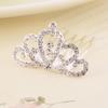 Kids' Rhinestone Crown Comb - Cute Princess Tiara Hair Accessory for Birthdays