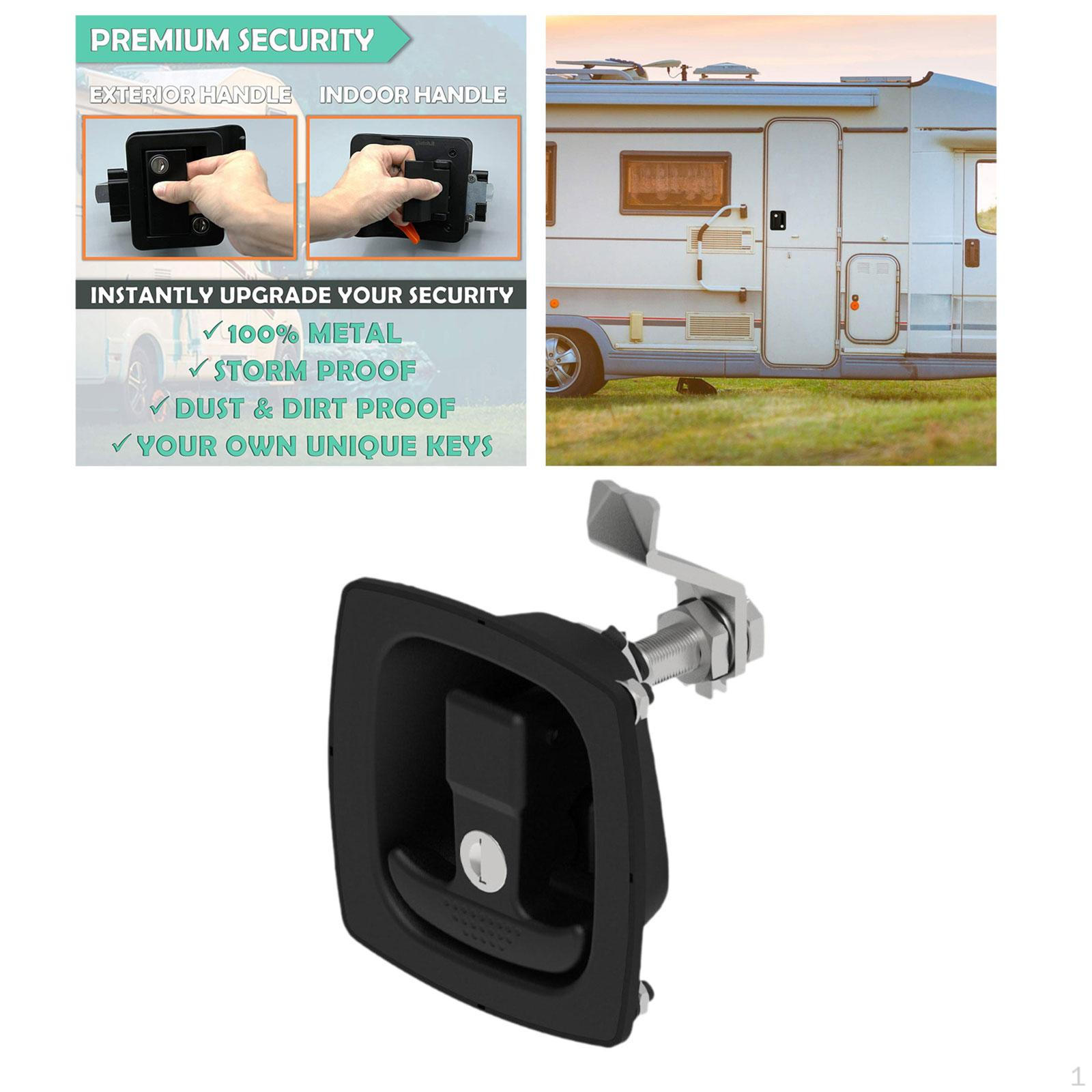 

Zinc Alloy T Handle Door Latch, LockFlush Pull Folding Compression Tool Case Lock