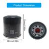 Stainless Steel Oil Filter 2520799 3084963 for Sportsman 400 450 500 570 Oil Filter ATV UTV Accessories Replacement