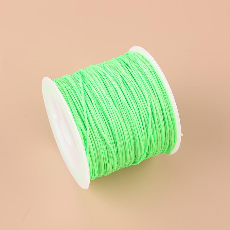 Boting Jade No. 72 0.8mm Nylon Thread for DIY Braided Cord Bracelet Weaving and Pendant Making.