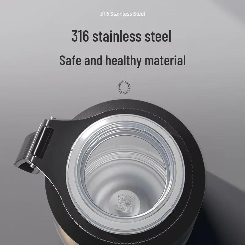 2025 Large Capacity Insulated Kettle with Tea Infuser – Unisex