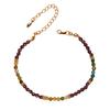 S925 Sterling Silver Natural Tourmaline Garnet Color Treasure Bracelet Female Original Design Fashion Handmade Beads