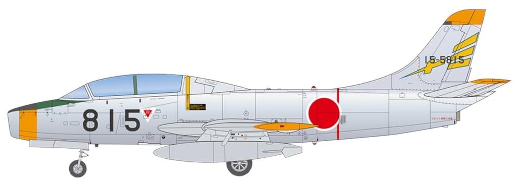 PLATZ Air Force Natural Metal Livery with Mask Sheet Plastic Model 1/72 Self-Defense T-1A '60 AC-68MS