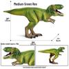 Jurassic Dinosaur Simulation Model: Stegosaurus, Mosasaurus, Pterodactyl, Triceratops, T. Rex, Allosaurus.