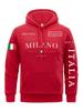 Flag Of Italy Men Hoodie Milan City Hoodies 3d Print Hoody For Man Casual Spring Autumn Clothing Top