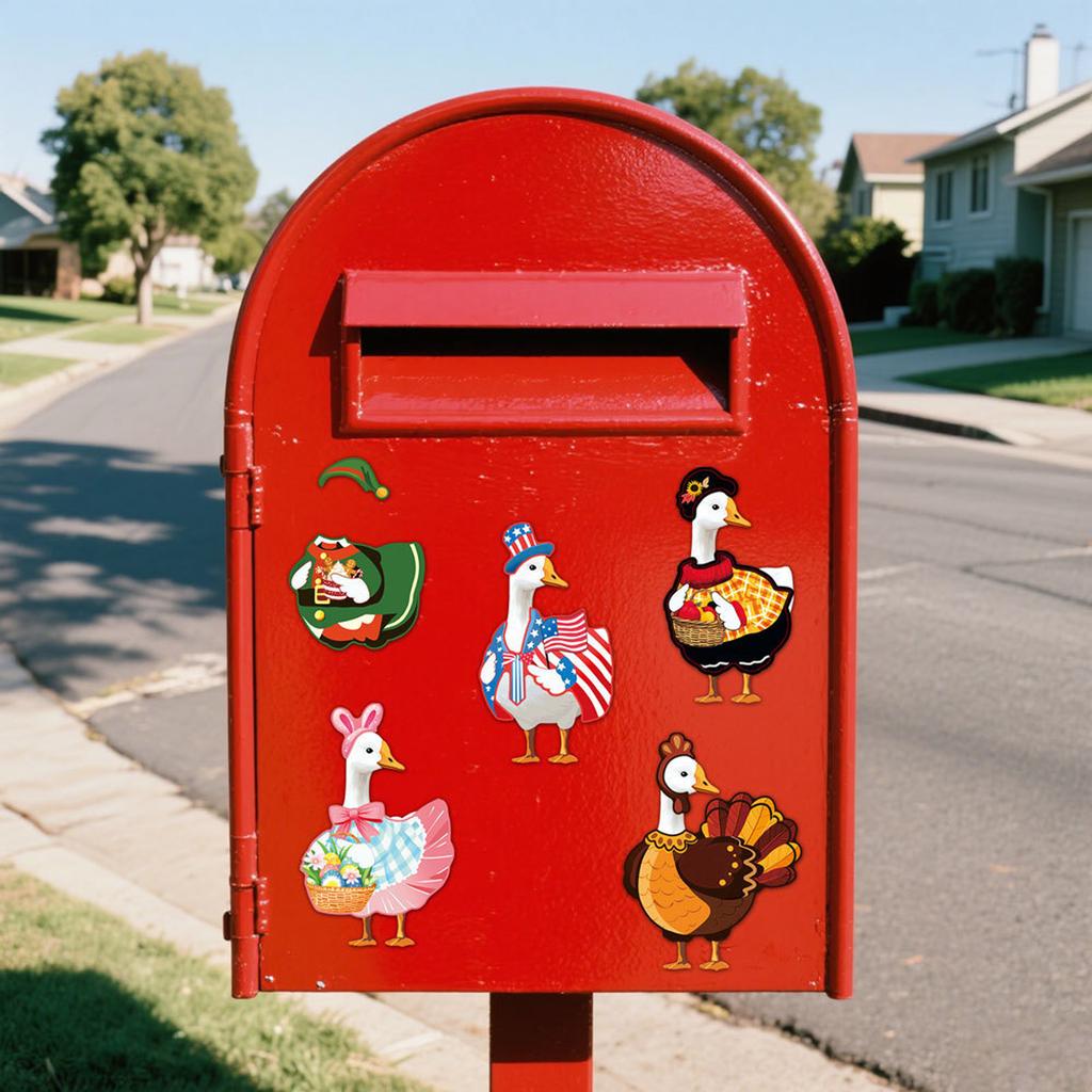 Cute Dress-Up Fridge Magnet Holiday Locker Mailbox Magnetic Car Sticker
