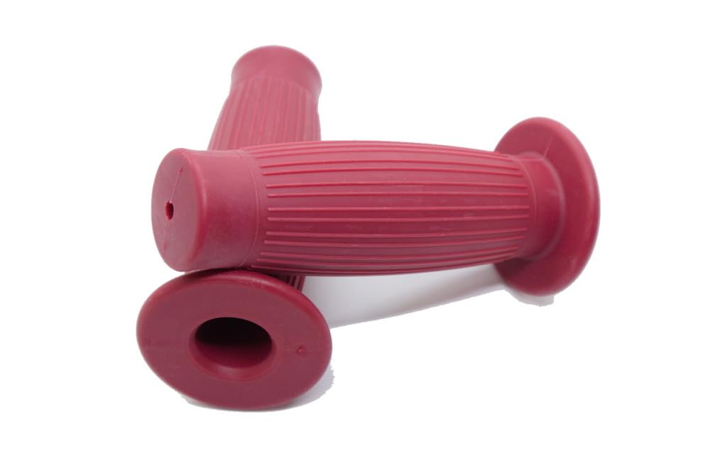 Beatus Barrel-Shaped Handle Grip Bike 22.2mm 1 inch/25mm Universal Left 22.2mm красный