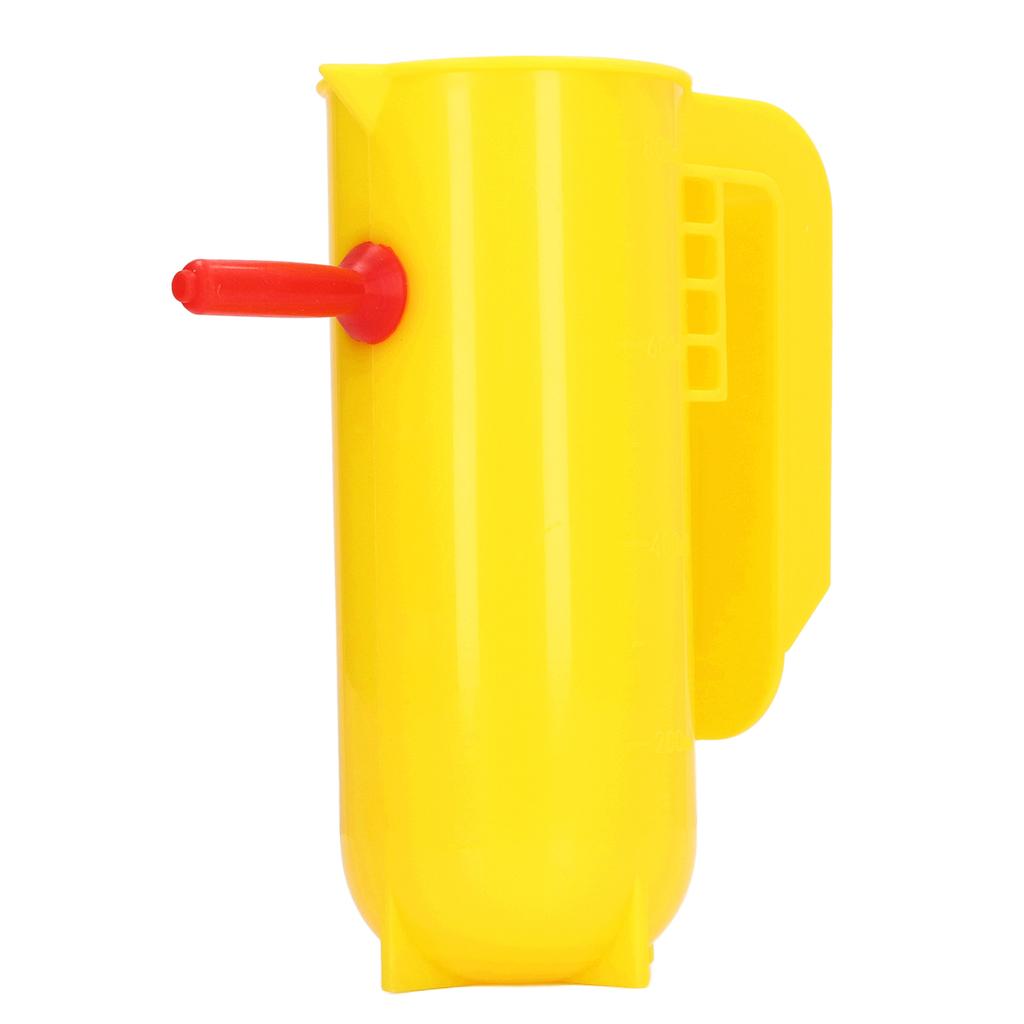 Lamb Milk Feeder Bottle 800ML Scale Accurate Quantitative Small Animal Calf Goat Pacifier Feeder Milk Bottle with Hand Grip