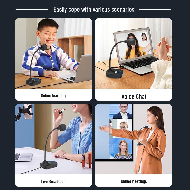 Soaiy MK28 USB Desktop Gooseneck Microphone