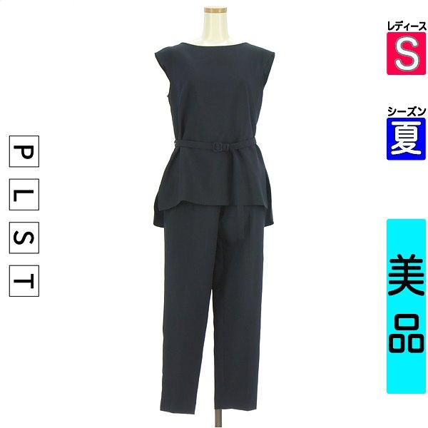 Plaste PLST Setup (Jacket + Pants) Women s Summer Dark Blue/Navy S No-fit Cut and Sew x Tapered Pants Setup [Used] [Used Clothes] [Sale]