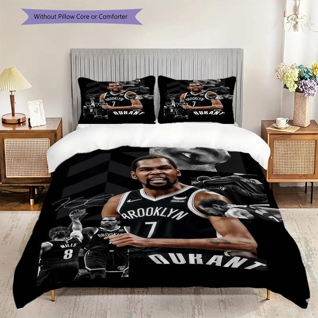 Brooklyn Basketball Brilliance Bedding(1 * duvet cover + 2 * pillowcase, without core)Christmas birthday gift Soft and comfortable Bedding set