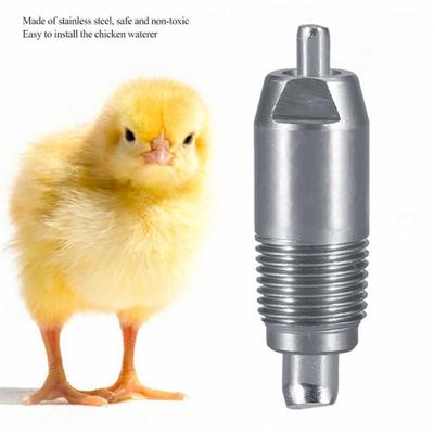 5pcs Set Stainless Steel Nipple Waterer Drinking Water Equipment