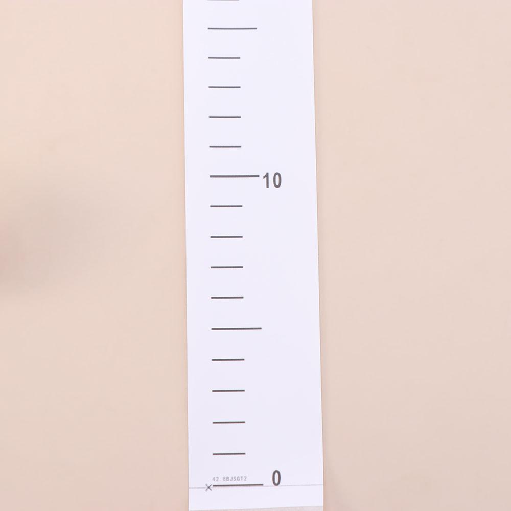Transparent Growth Chart Waterproof Measuring Ruler Height Measurement Wall Sticker  Family Use