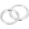 X AUTOHAUX 4pcs OD 83.1mm To ID 66.1mm Aluminium Alloy Car Hub Centric Rings Wheel Bore Center Spacer