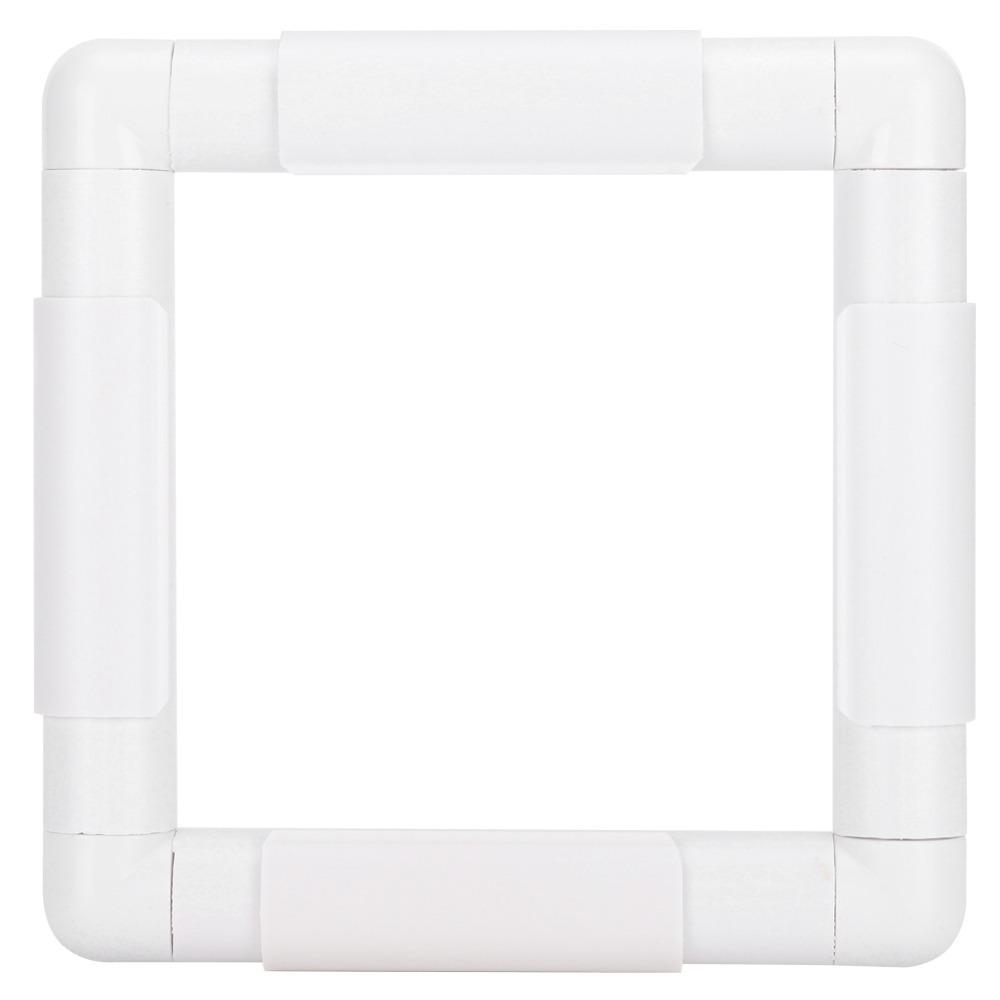 Plastic Cross Stitch Frame Square Shape Sewing Supplies Portable Embroidery Frame For Needlepoint