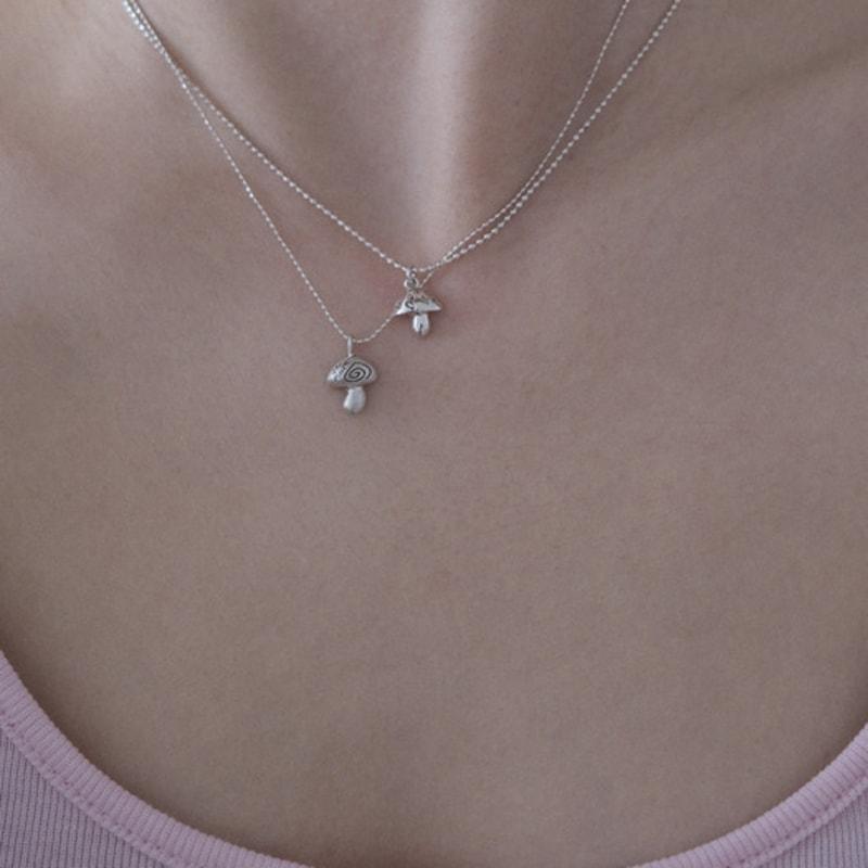 Reinheart Planet Mushroom Necklace