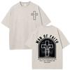 Jesus Christian Bible Verse Print Tshirt Unisex Unisex Fashion Tshirt Shortsleeved Loose Casual Cotton Vintage Washed T Shirts