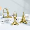 Yoga Figure Set of Three Decorative Items - Creative and Practical Home Decorations for Living Room and Bedroom