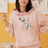 Li Ning X Disney Sweatshirts Women's Light Water Pink Hooded Moderate Regular AWDR492-4