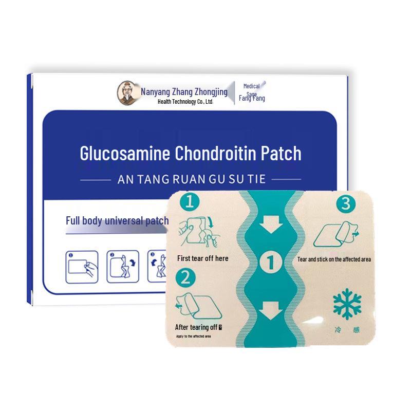 Universal Glucosamine Chondroitin Joint Patch - Mugwort Moxibustion for Shoulder, Neck, Lumbar & Knee with Warm and Cooling Sensation.