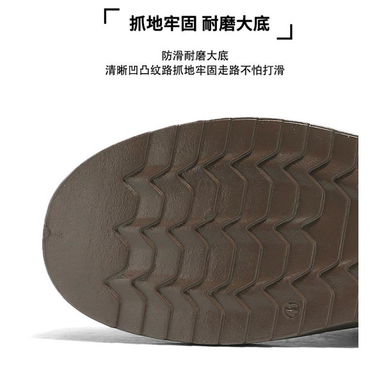 Mens High Top Martin Boots Fashion Versatile Non Slip Wear Resistant Work Boots
