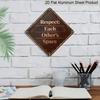 2D Flat - 1pc, Themed Around Respecting Personal Space, Home Gift for Lifestyle Enthusiasts, Vintage Metal Sign, Suitable for Decorating Bedrooms