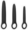 Kit of 3 Dilatro Trio Boundless Black Silicone Plugs - Boundless Calexotics - Beginner Plugs & Kits