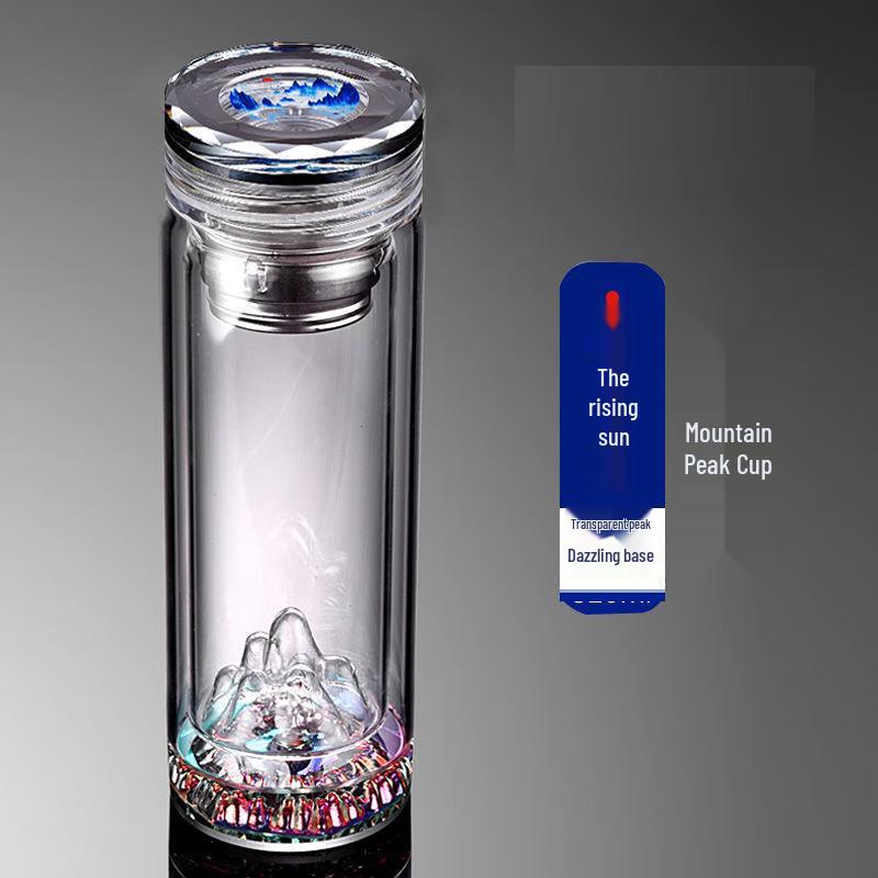 Yisijia Tea Infuser Double-Layer Glass Cup